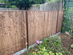 Durapost fencing with concrete gravel boards (Peterborough) 6